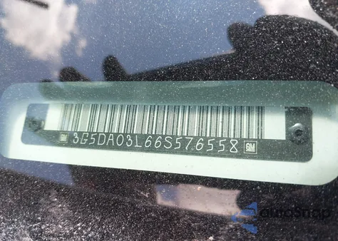 2006 Buick Rendezvous Cx из США, поврежденный, VIN 3G5DA03L66S576558